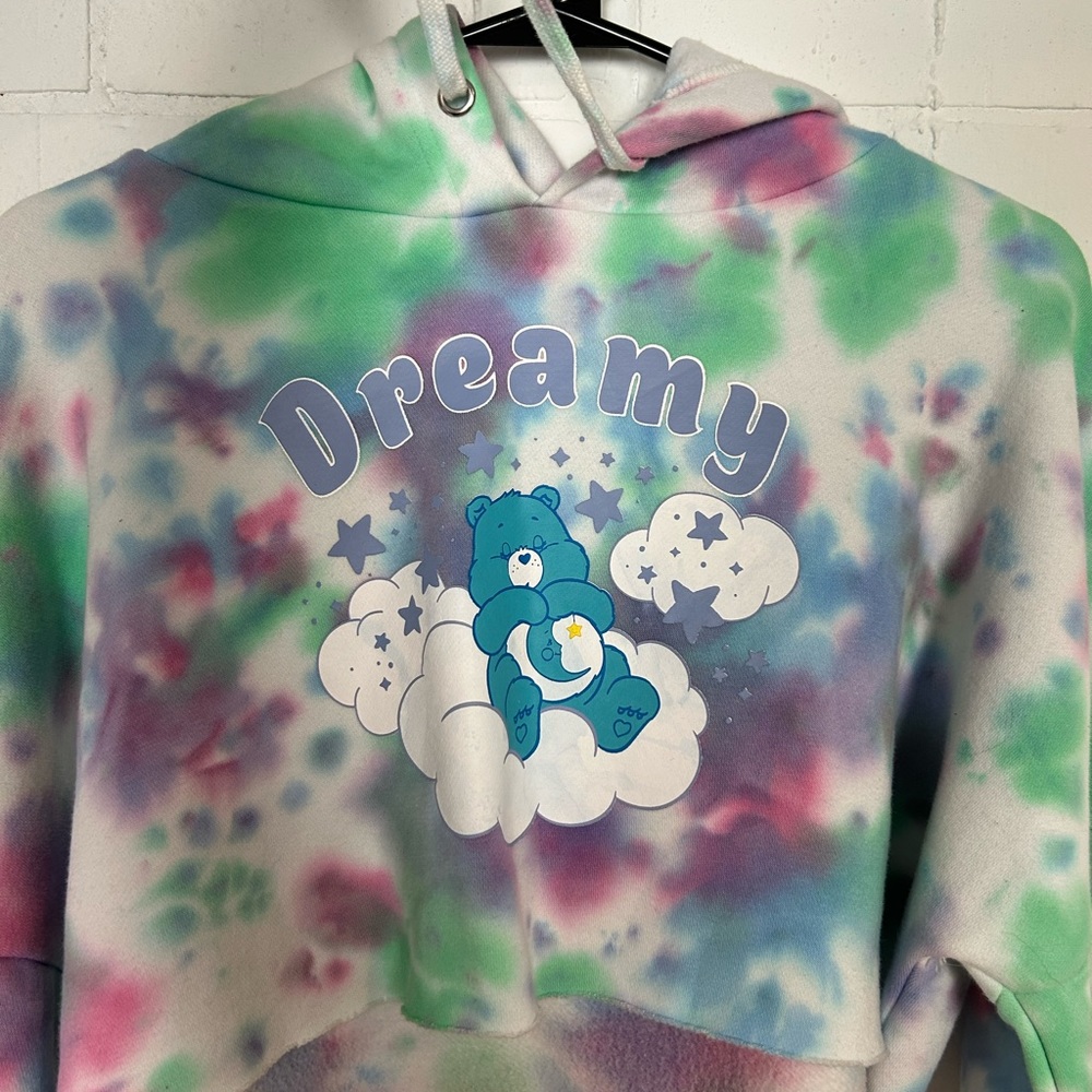NWT Dolls Kill X Care Bears Collab Cropped Hoodie - Picture 5 of 8